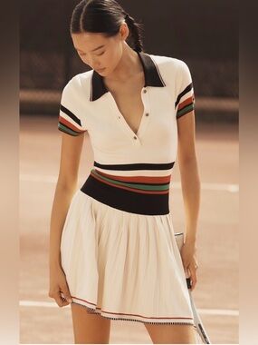 NWT! Daily Practice Check Mark Polo
Knit Mini Dress